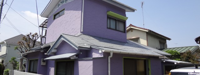 昭島市　S様邸　塗装工事・モルタル造形