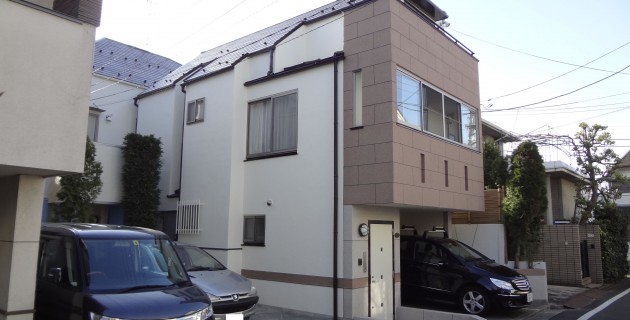 目黒区　S様邸　外壁塗装工事