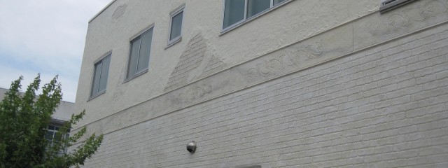 群馬県高崎市本町　住宅モルタル造形事例