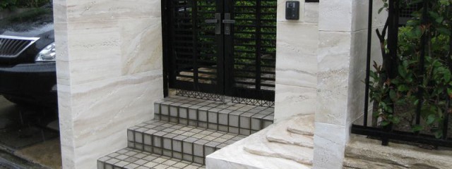 横浜市港北区　O様邸モルタル造形事例