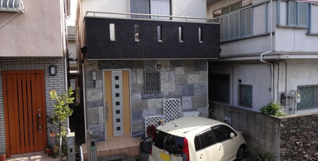 2015-05_練馬区_Ｈ様邸_モルタル造形＆外壁屋根塗装工事