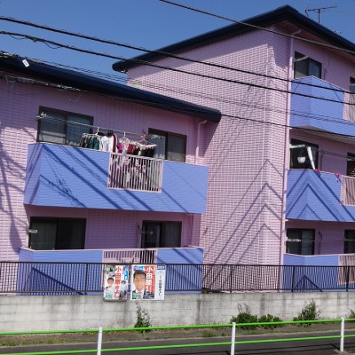2015-03_昭島市_アパート_外壁屋根塗装工事