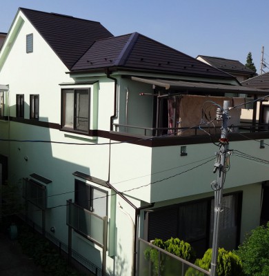 2015-04_杉並区_Ｙ様邸_外壁屋根塗装工事