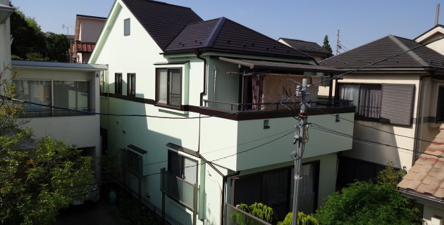2015-04_杉並区_Ｙ様邸_外壁屋根塗装工事