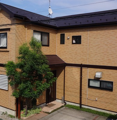 2015-05_日野市_Ｉ様邸_外壁屋根塗装工事_(サイディング クリヤー塗装)
