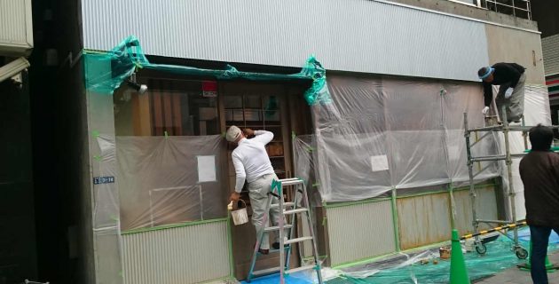 2016-11_日本橋_タンメン屋_エージング塗装