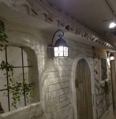 2017-03_立川_美容室_メル_エージング塗装_モルタル造形
