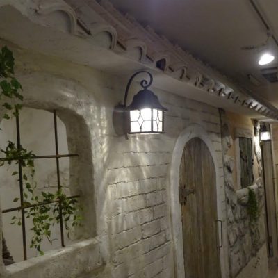 2017-03_立川_美容室_メル_エージング塗装_モルタル造形