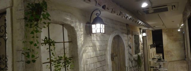 2017-03_立川_美容室_メル_エージング塗装_モルタル造形