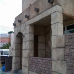 2017-08_海老名市_スペイン風建物_エージング塗装_モルタル造形