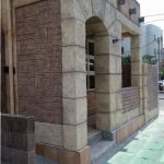 2017-08_海老名市_スペイン風建物_エージング塗装_モルタル造形