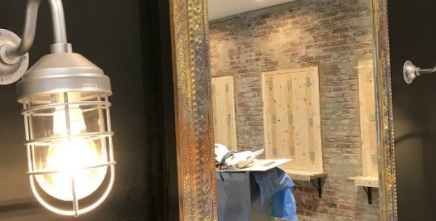 2018-02_東京都_江戸川区_床屋_エージング塗装_モルタル造形_特殊塗装