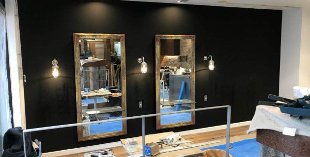 2018-02_東京都_江戸川区_床屋_エージング塗装_モルタル造形_特殊塗装