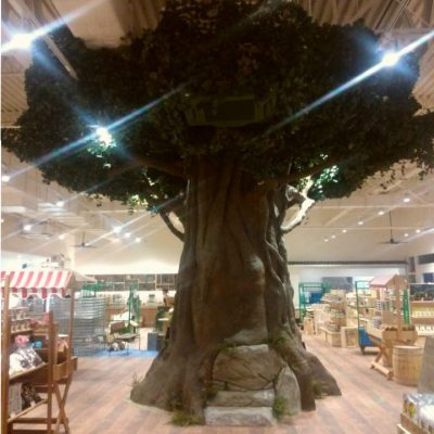 2018-04_神奈川県_大井松田_biotopia_エージング塗装_モルタル造形_大木造形工事_装飾工事_発泡ウレタン造形